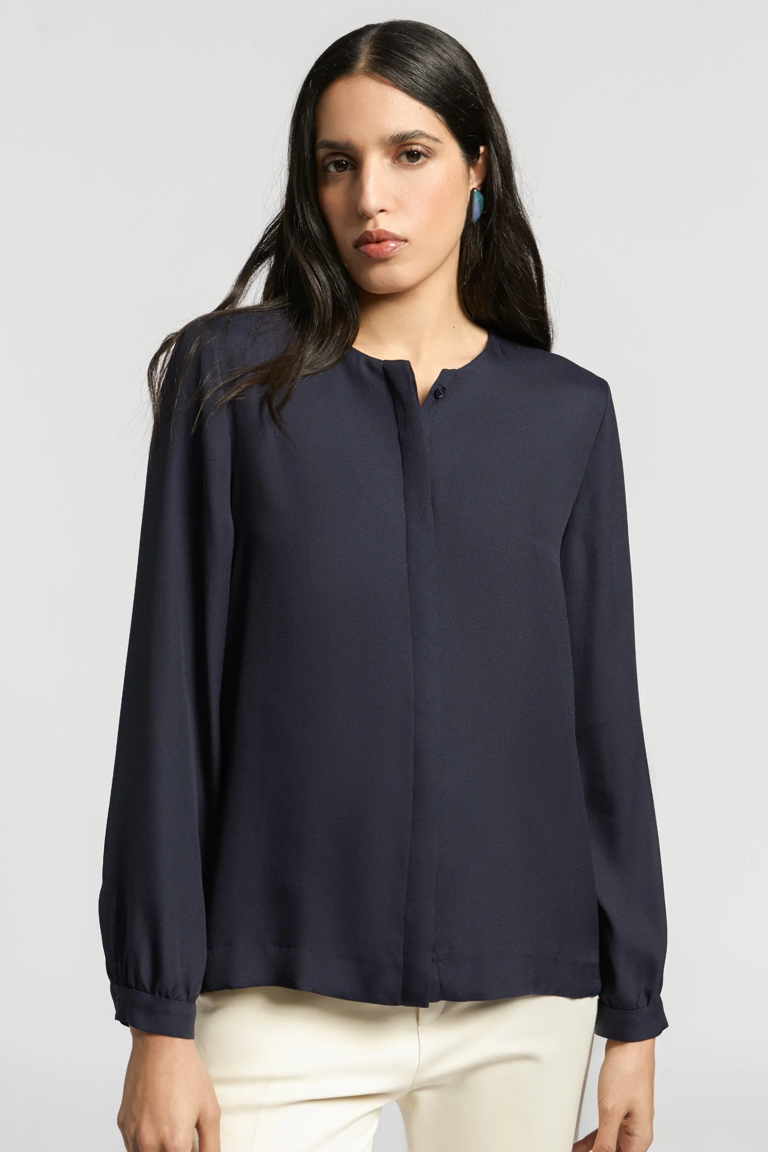 Glanzende blouse
