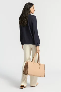 Glanzende blouse