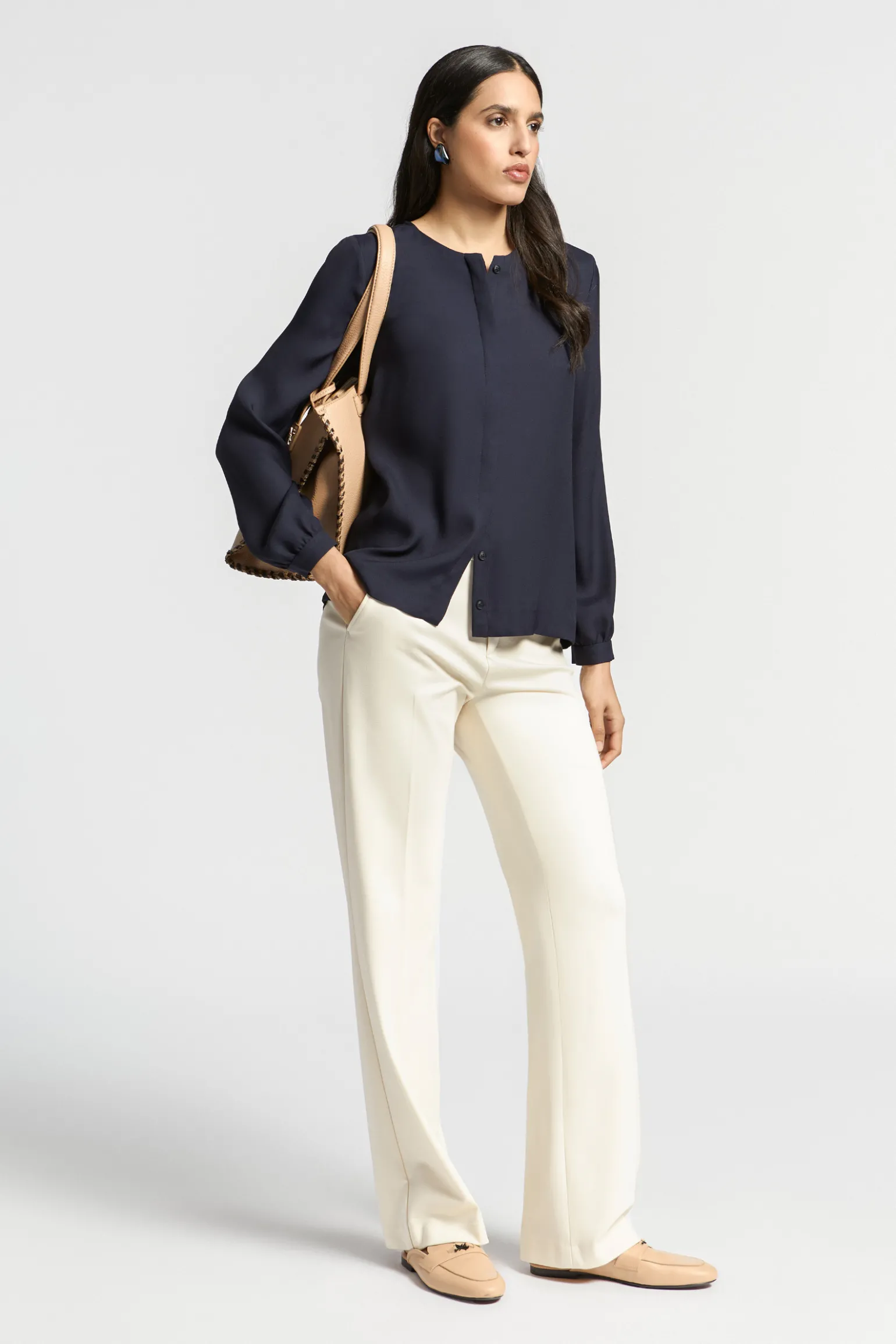 Glanzende blouse