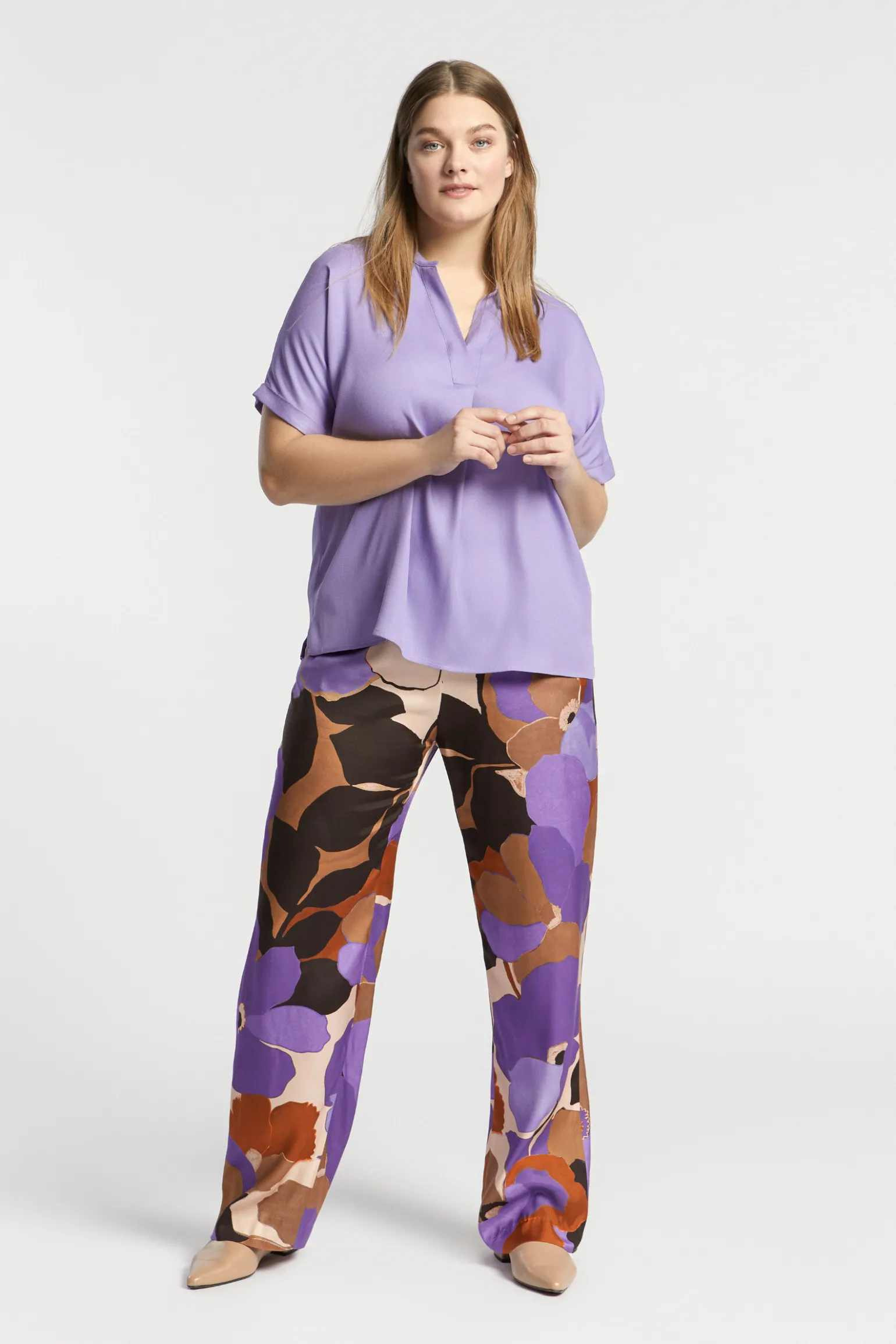 Glanzende blouse