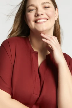 Glanzende blouse