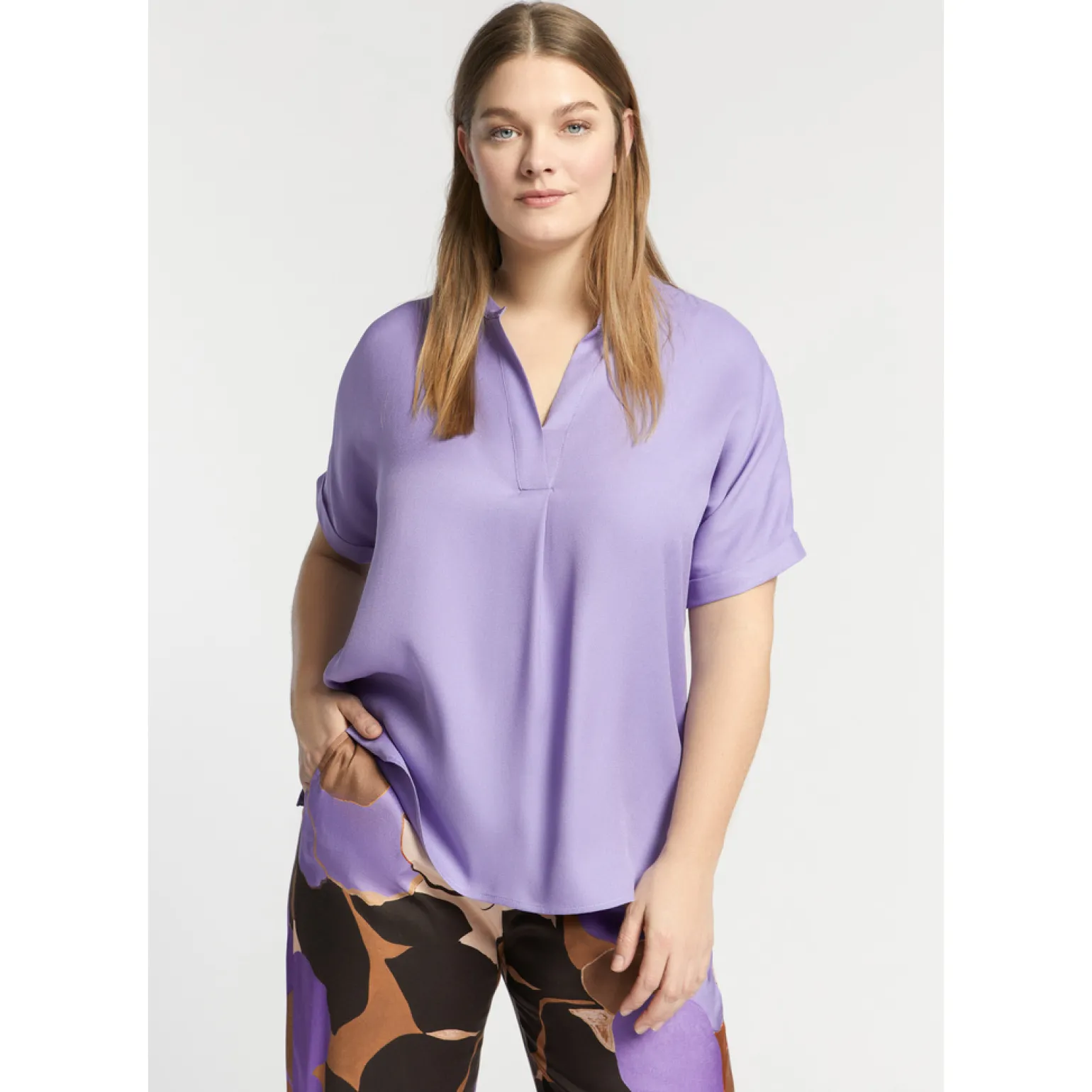 Glanzende blouse