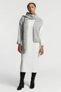 Grofgebreid mouwloos vest