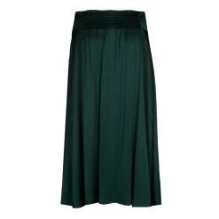 Halflange rok met elastiek