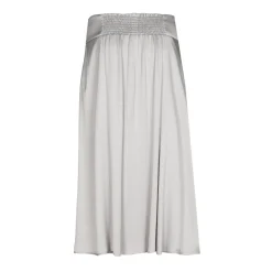 Halflange rok met elastiek