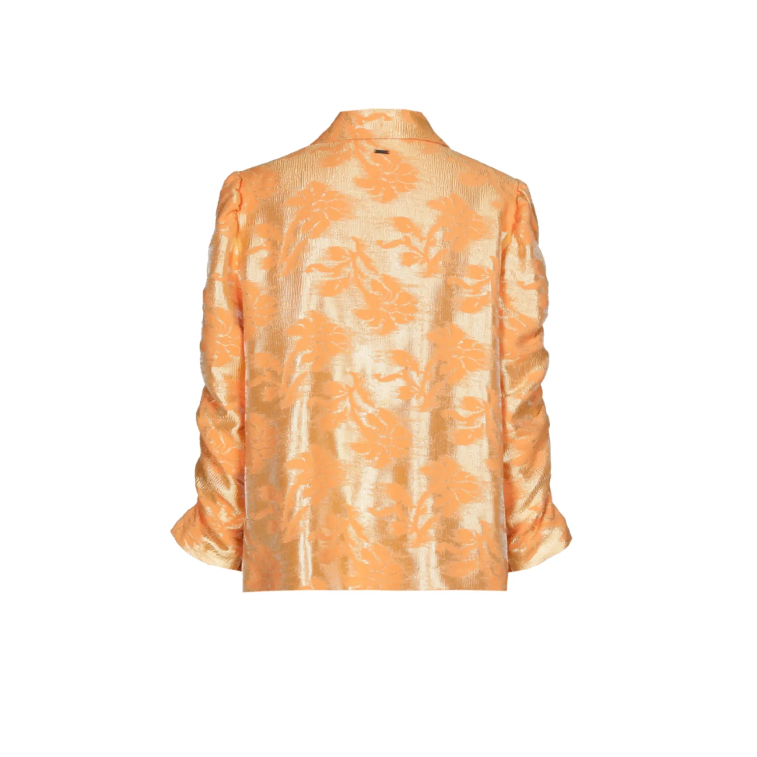 Jacquard blouse met bloemenprint