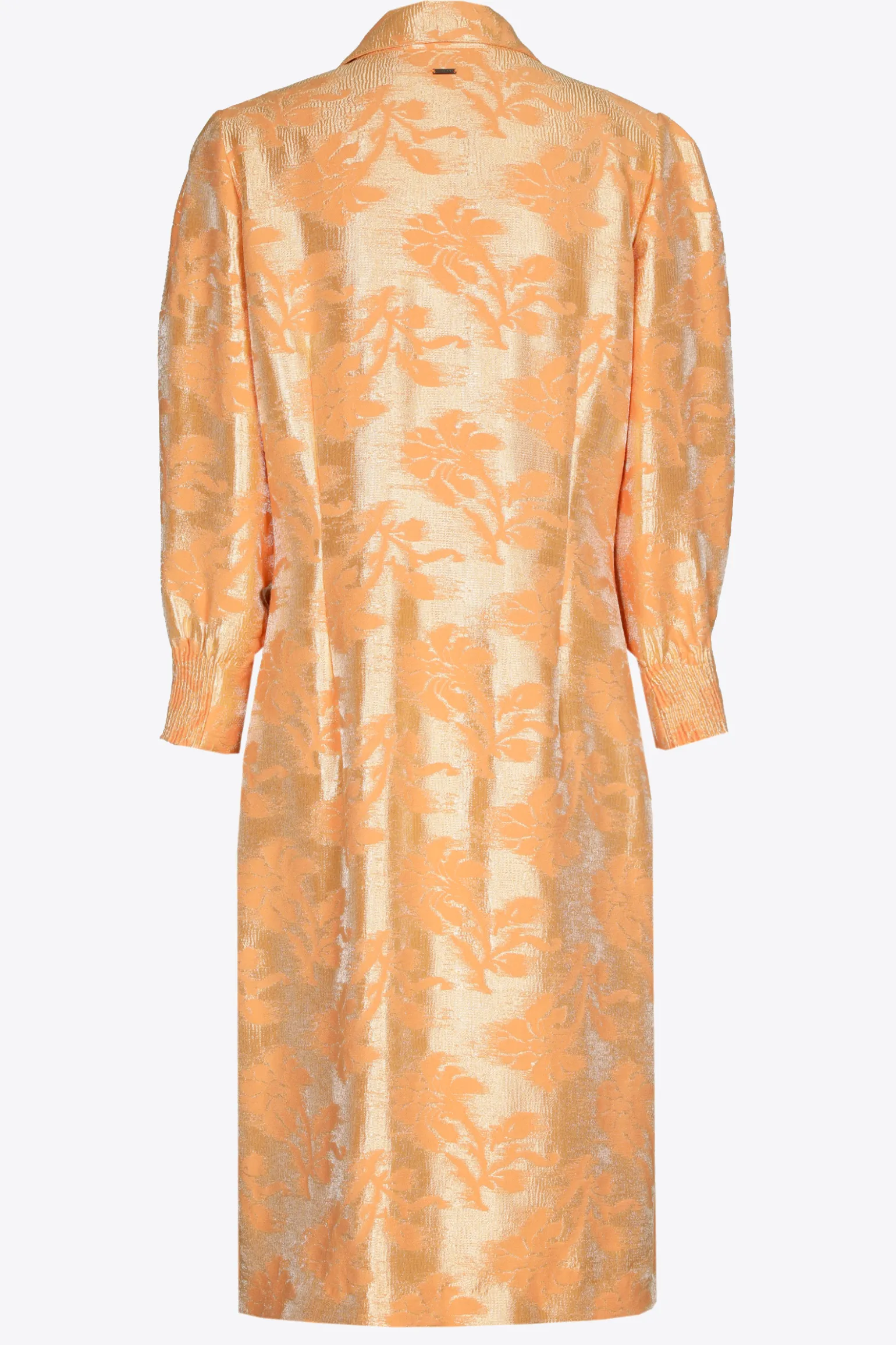 Jacquard jurk met bloemenprint