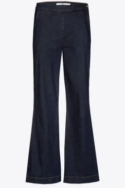 Jeansbroek met wijde pijpen