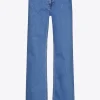 Jeansbroek met wijde pijpen