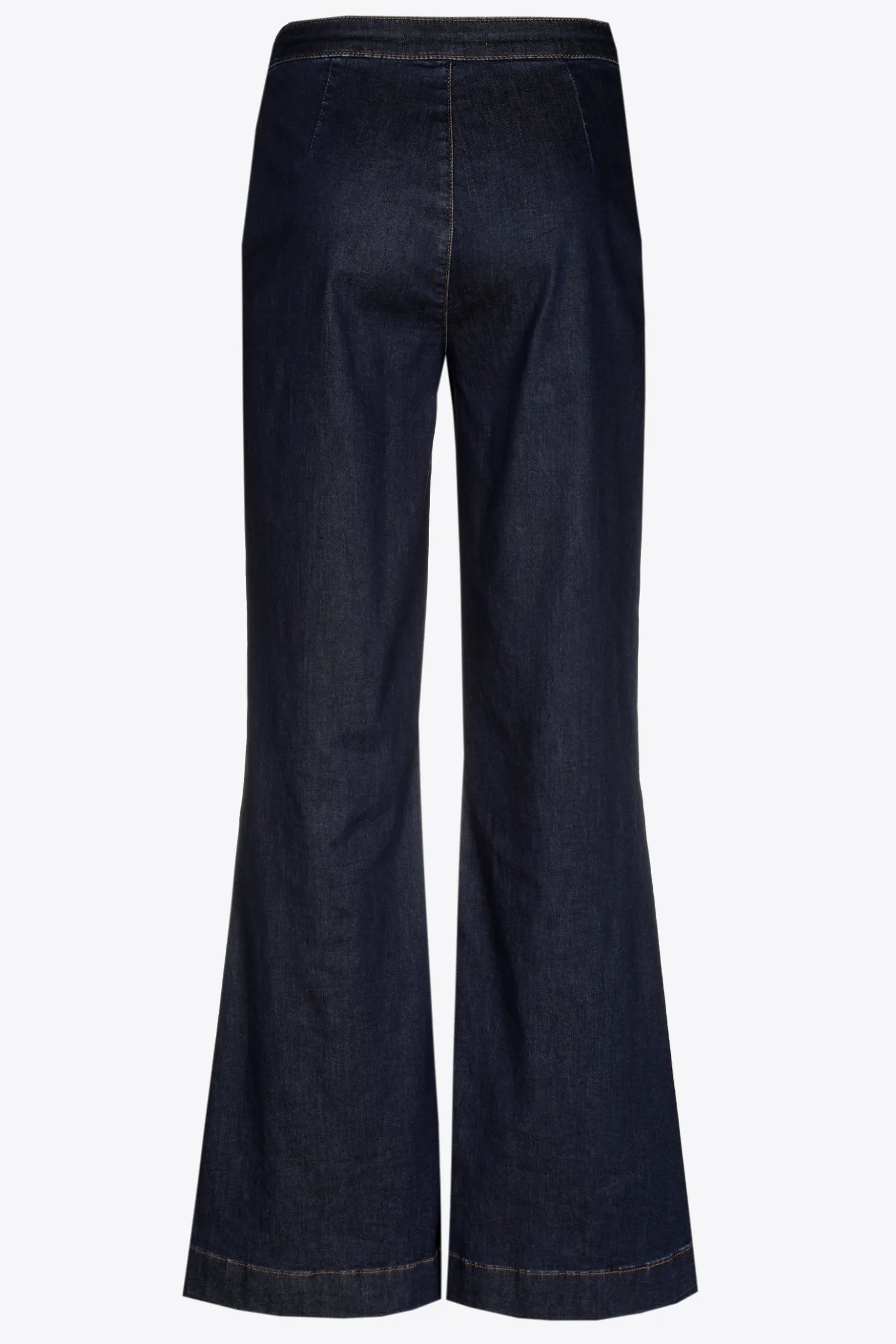 Jeansbroek met wijde pijpen