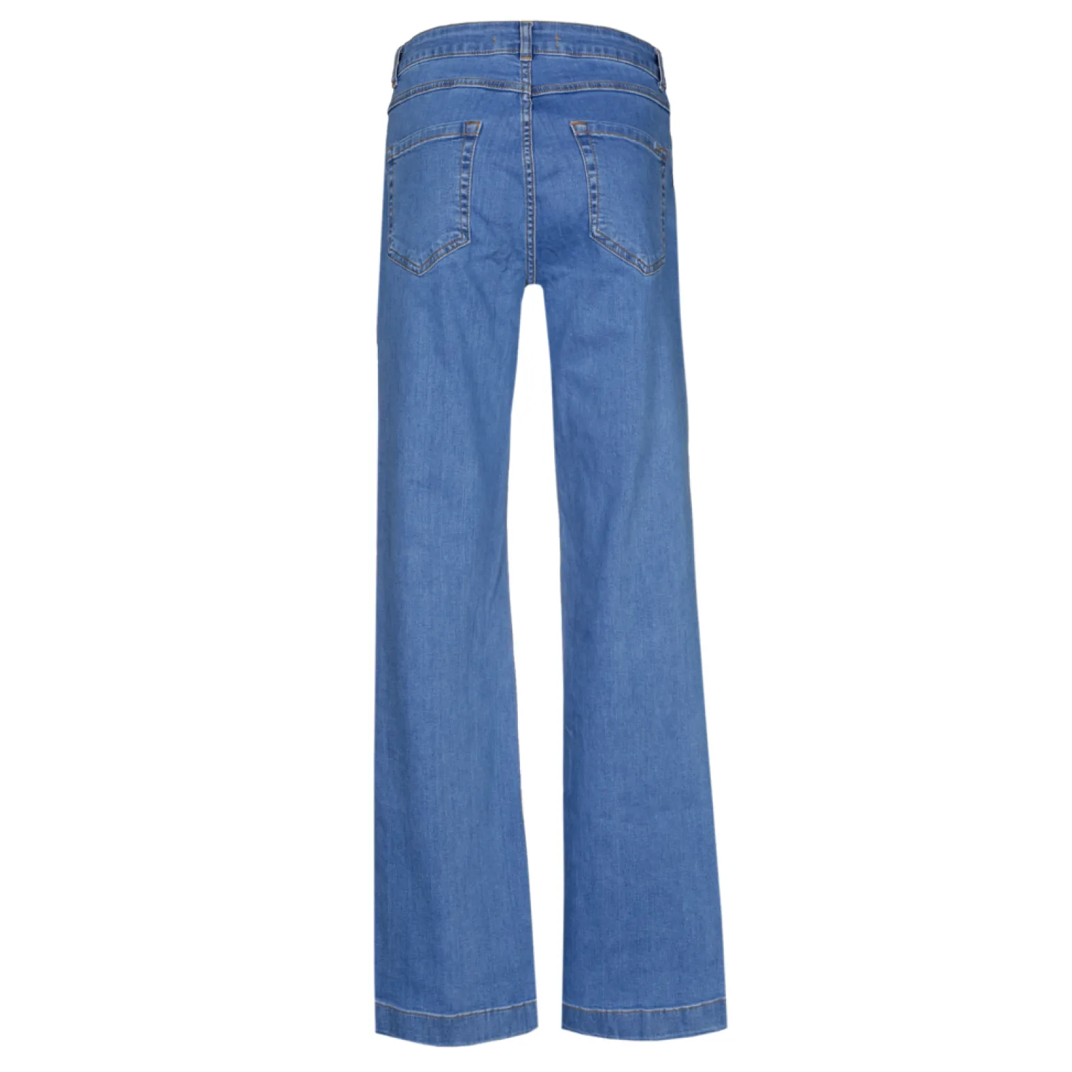 Jeansbroek met wijde pijpen