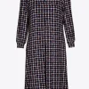 Jersey jurk met print