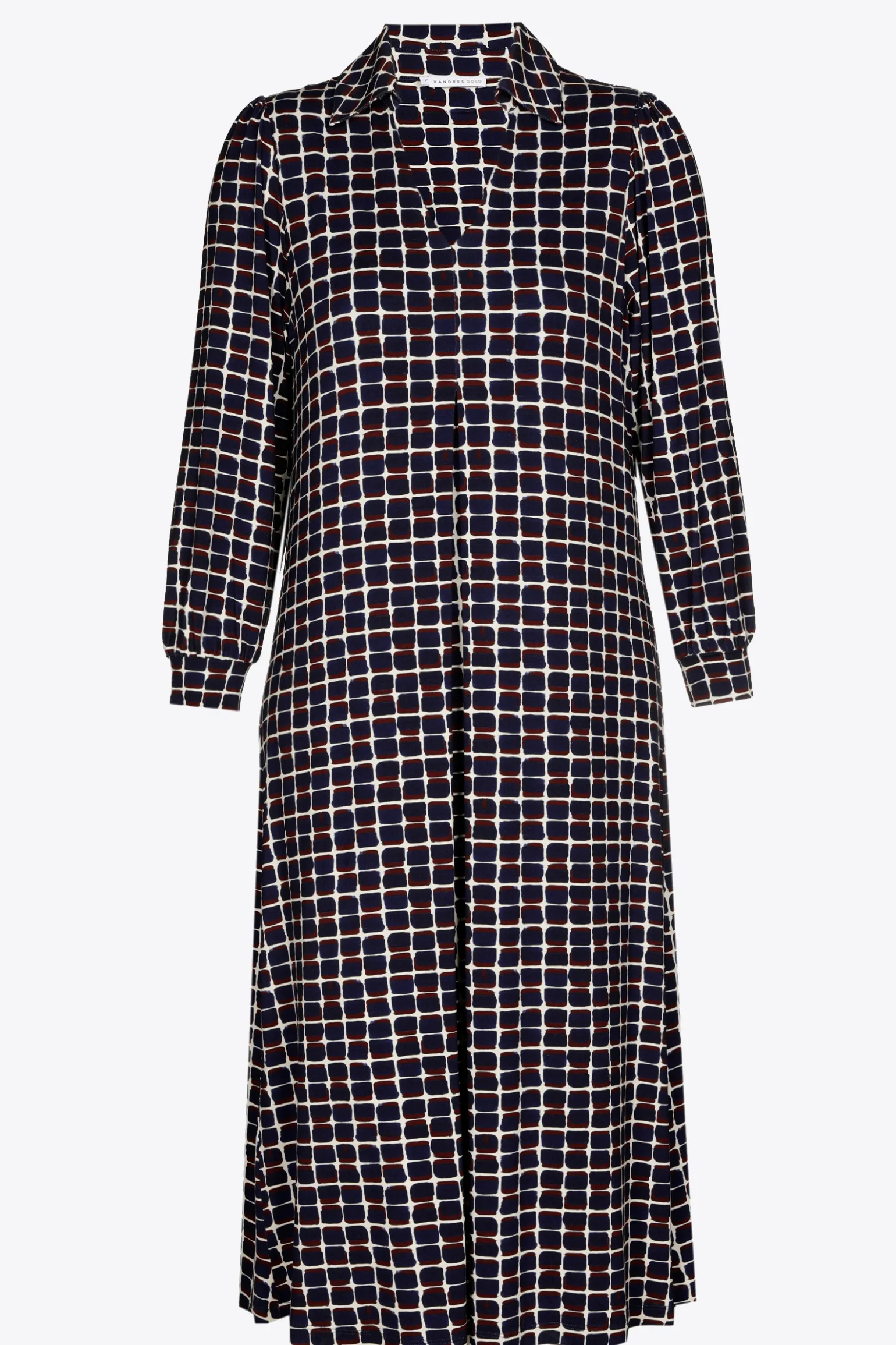 Jersey jurk met print
