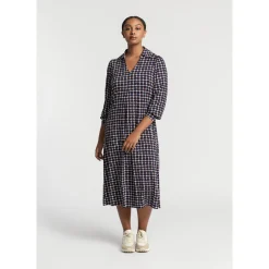 Jersey jurk met print