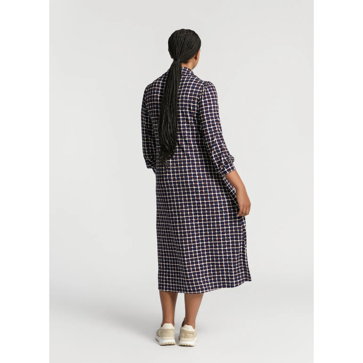 Jersey jurk met print
