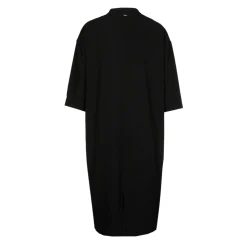 Jersey jurk met V-hals