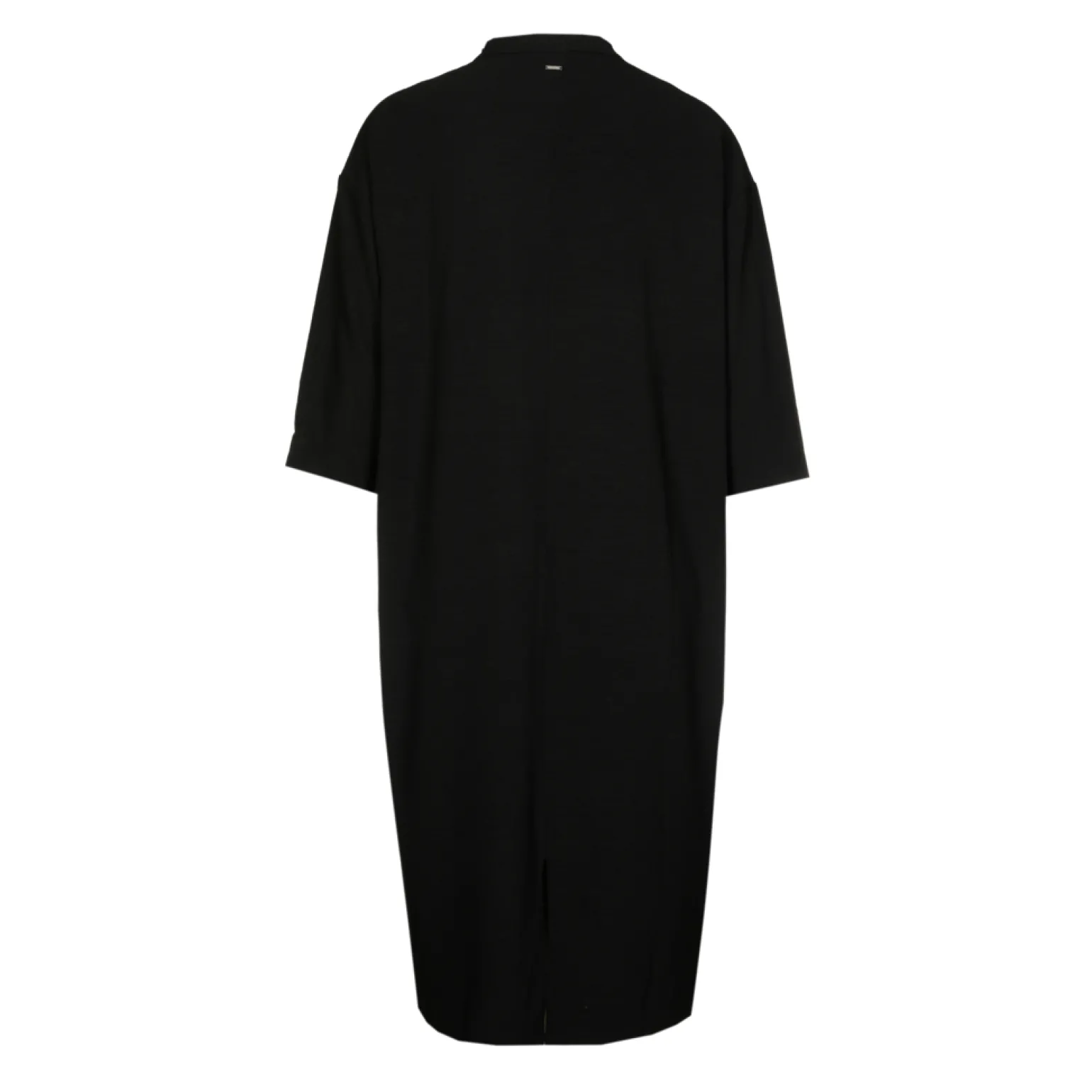 Jersey jurk met V-hals