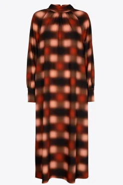Jurk met blurred print