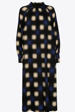 Jurk met blurred print