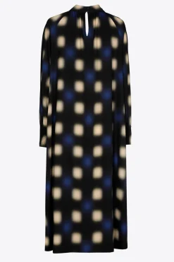 Jurk met blurred print