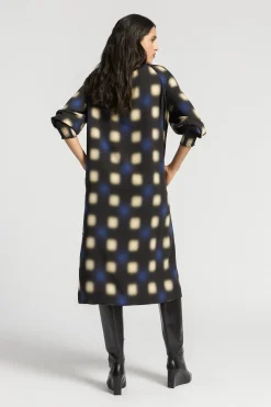 Jurk met blurred print