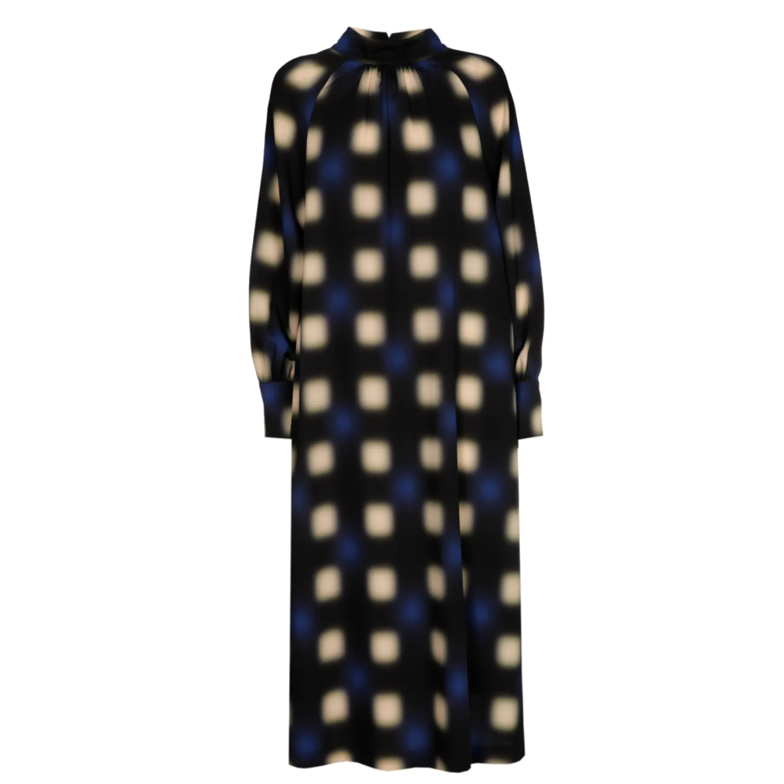 Jurk met blurred print