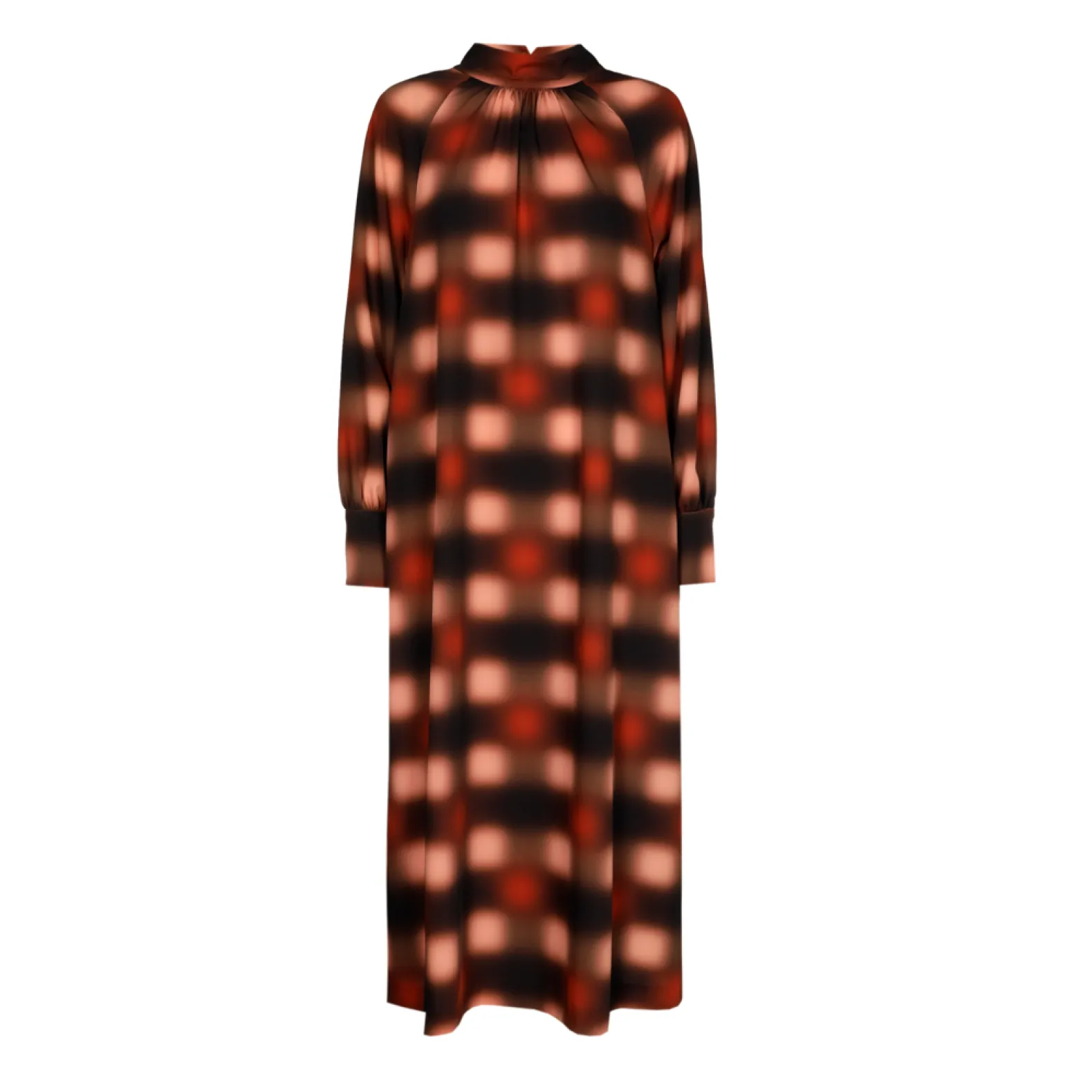 Jurk met blurred print