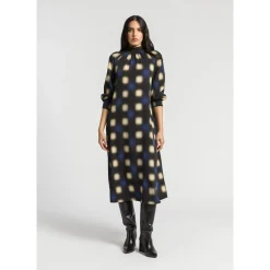 Jurk met blurred print