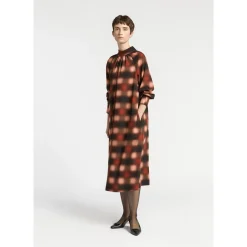 Jurk met blurred print