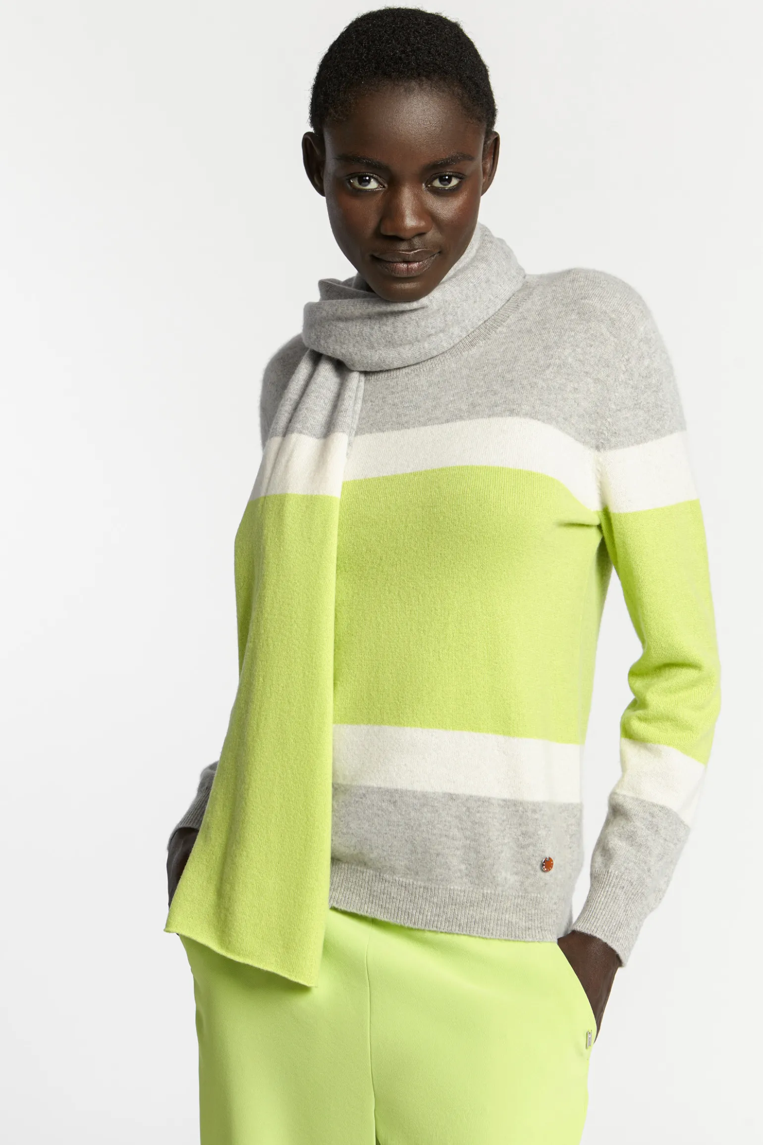 Kasjmieren colorblock pull