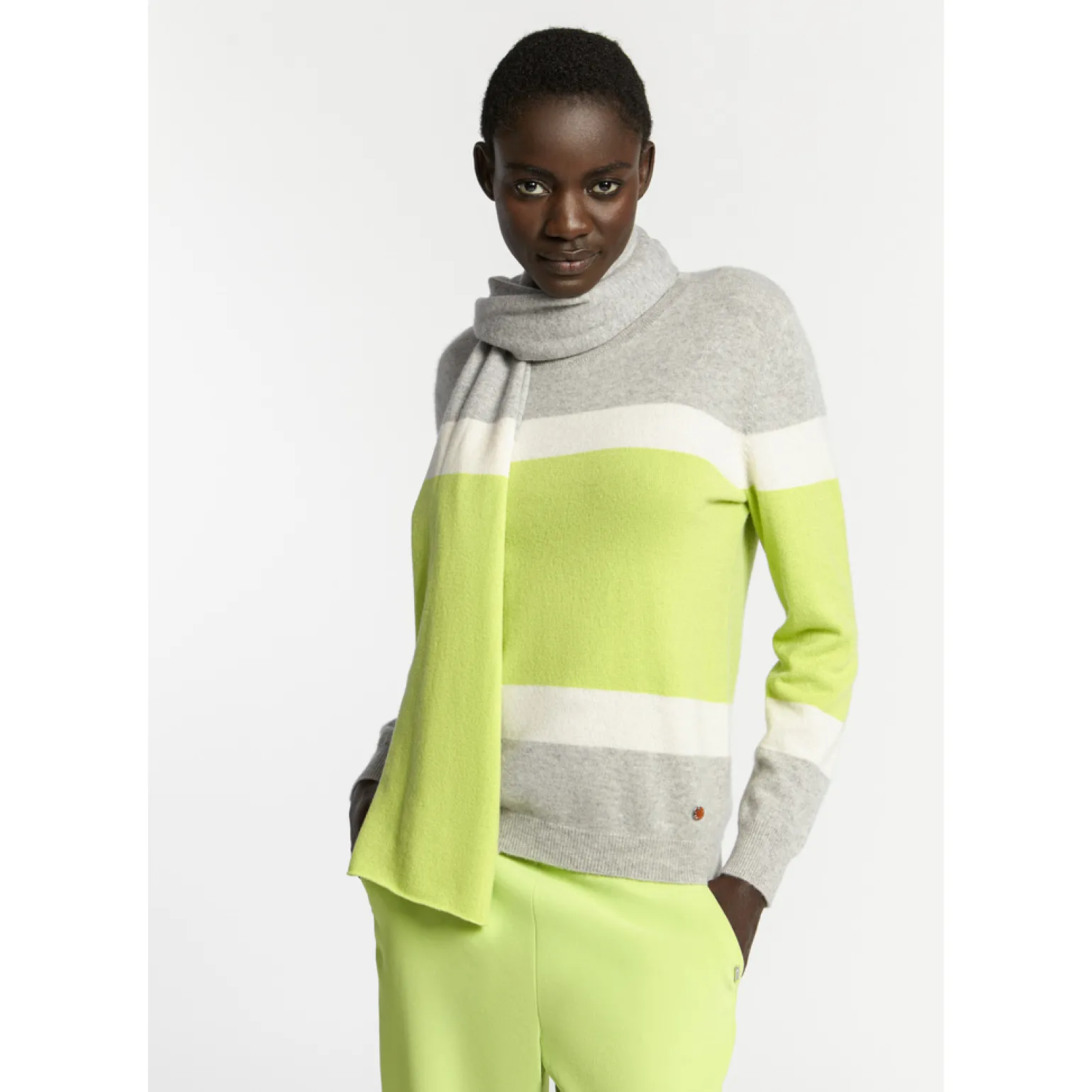 Kasjmieren colorblock pull
