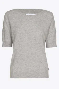 Kasjmieren pull met korte mouwen