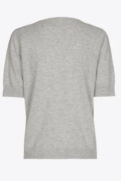 Kasjmieren pull met korte mouwen