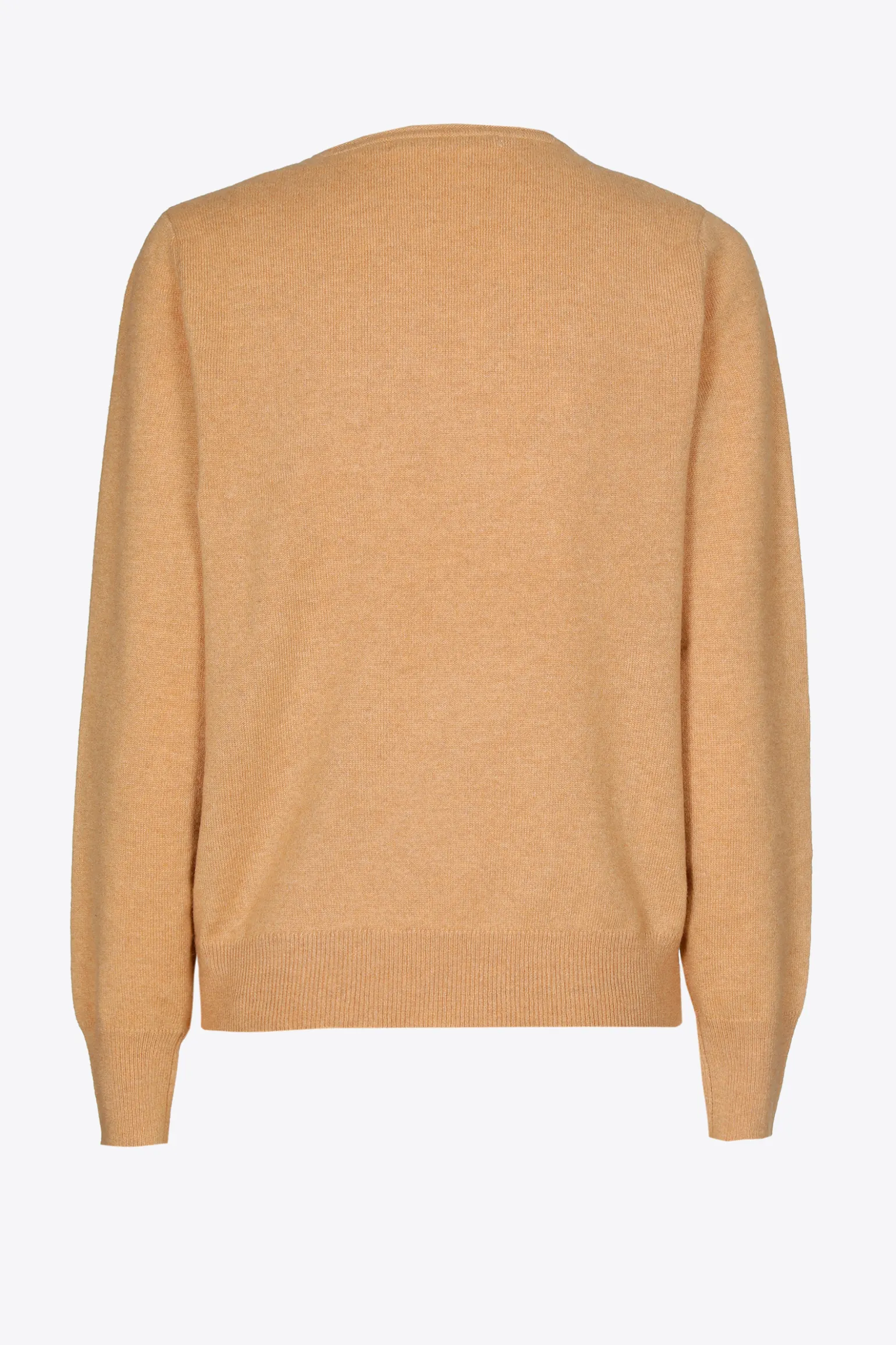 Kasjmieren pull met ronde hals