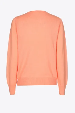 Kasjmieren pull met ronde hals