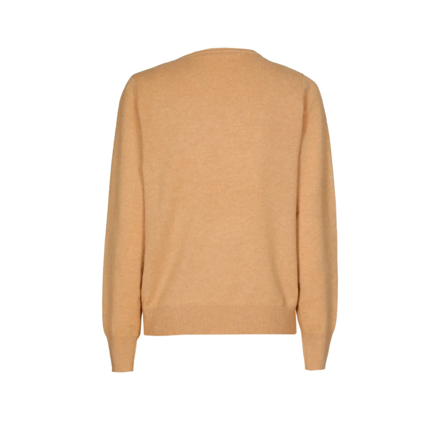Kasjmieren pull met ronde hals
