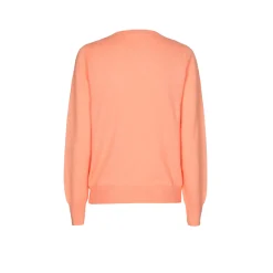 Kasjmieren pull met ronde hals