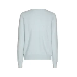Kasjmieren pull met ronde hals
