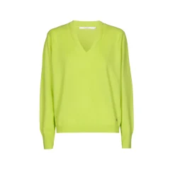 Kasjmieren pull met V-hals