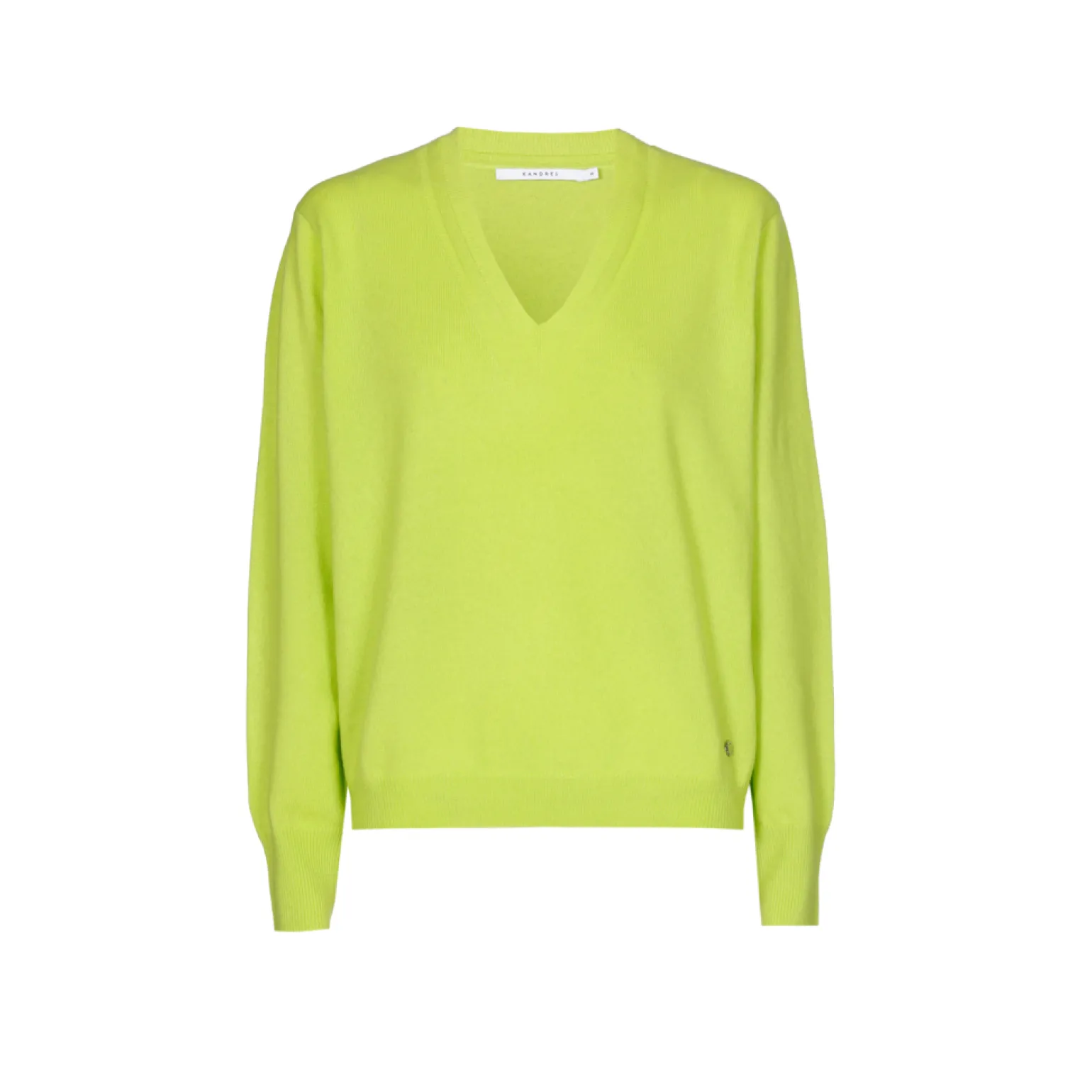 Kasjmieren pull met V-hals