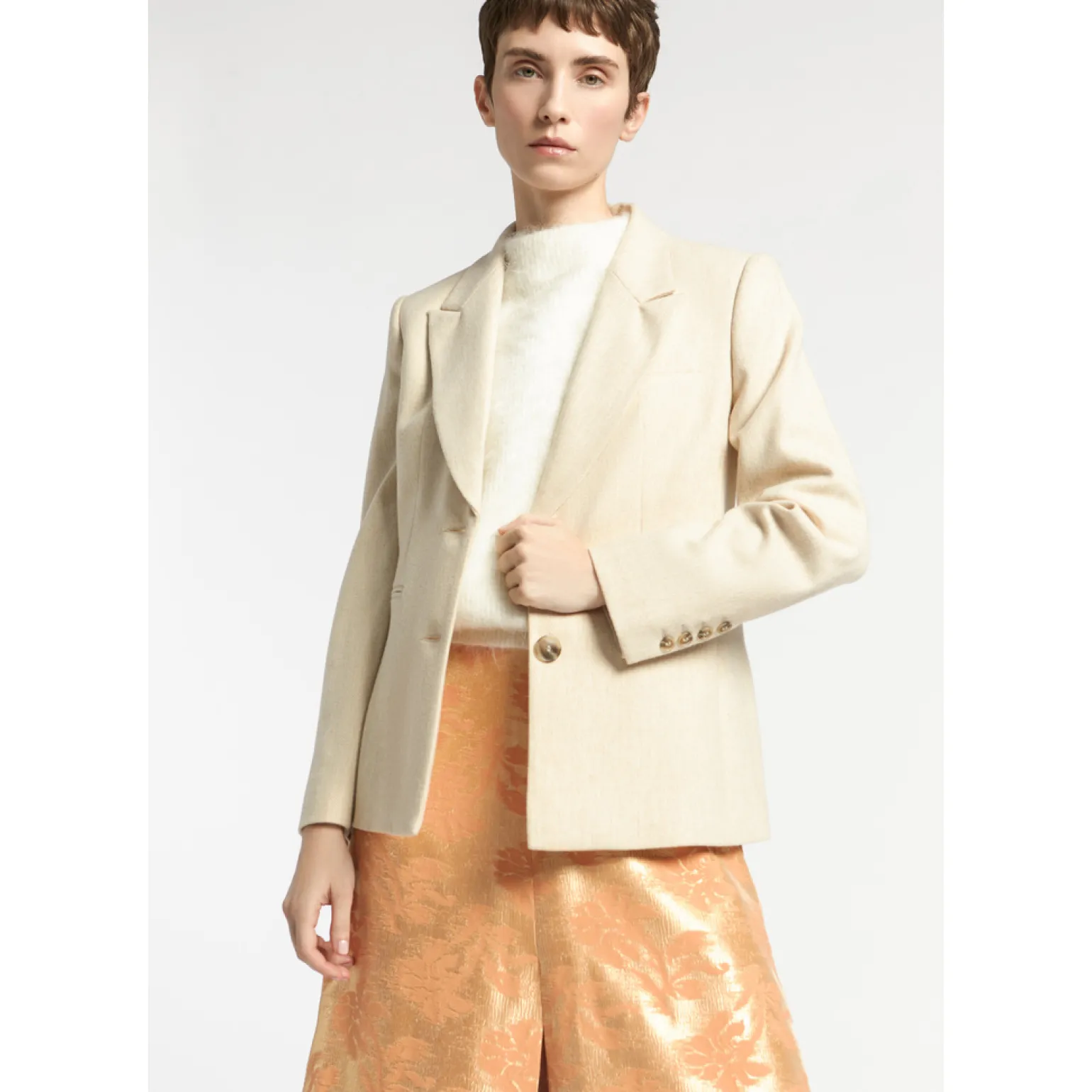 Klassieke blazer met reverskraag