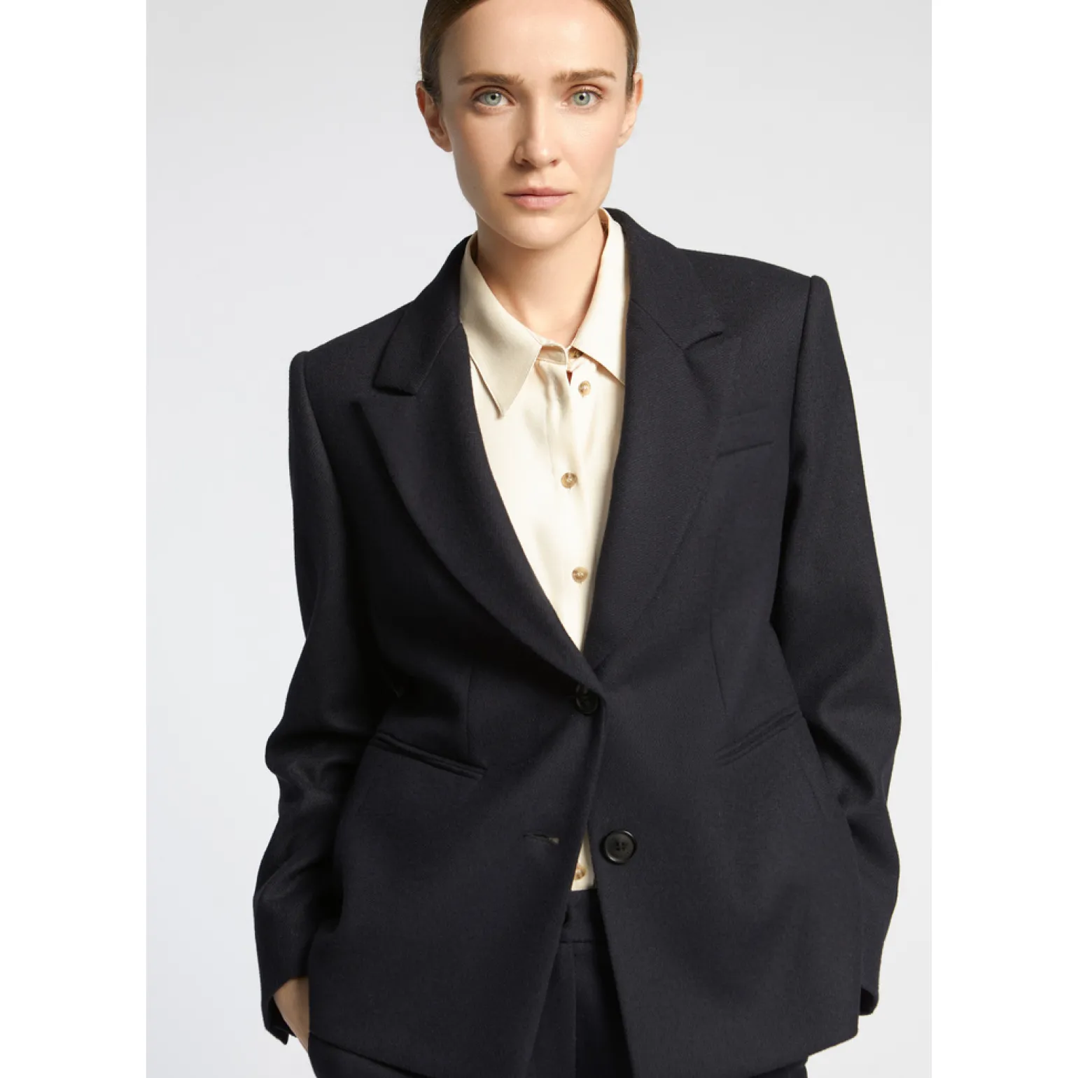 Klassieke blazer met reverskraag