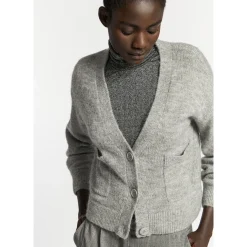 Korte gilet met V-hals
