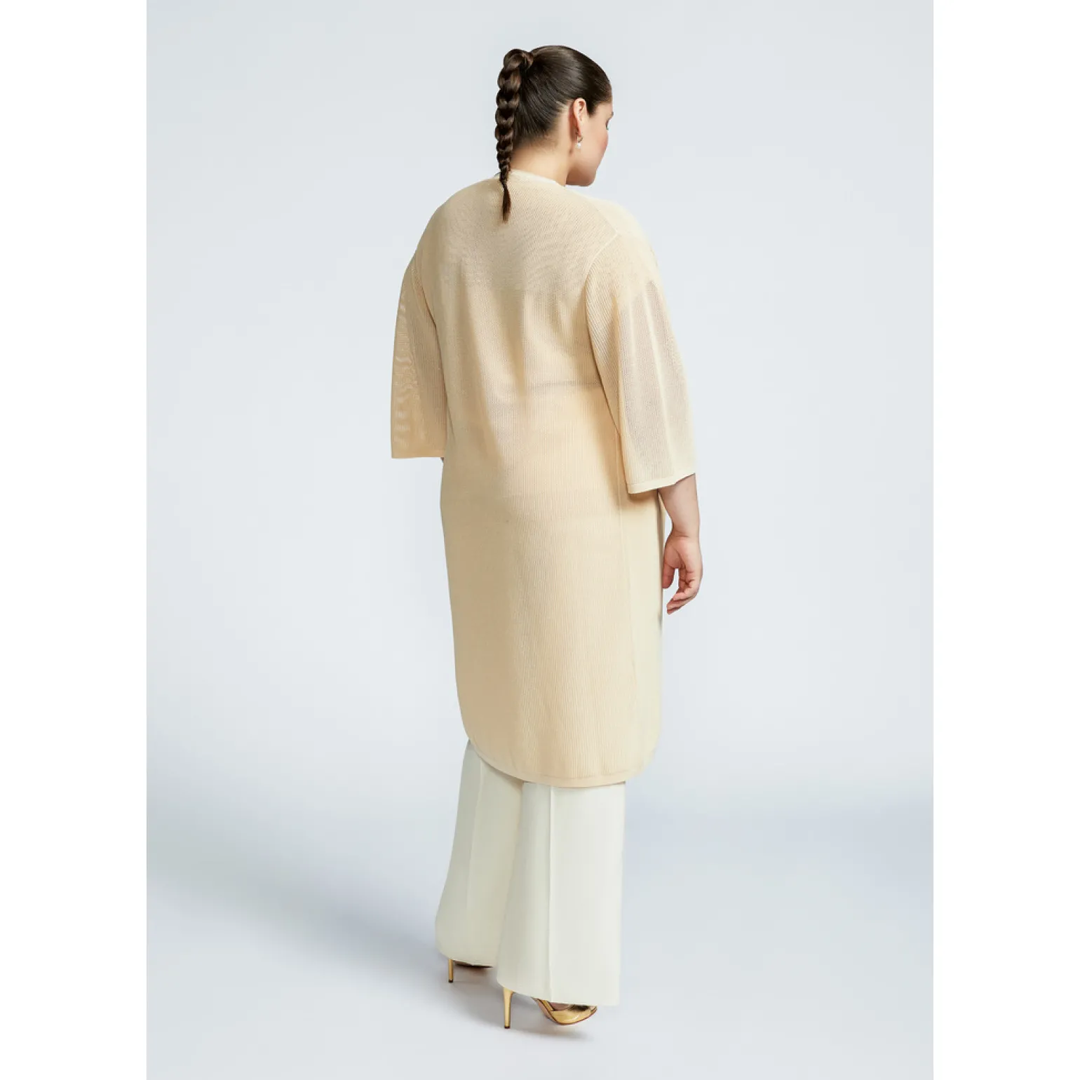 Lange Ecovero viscose gilet