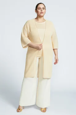 Lange Ecovero viscose gilet