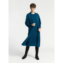 Lange gebreide gilet