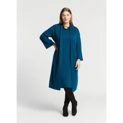 Lange gebreide gilet