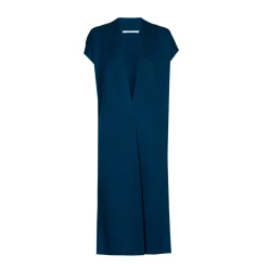 Lange gebreide gilet
