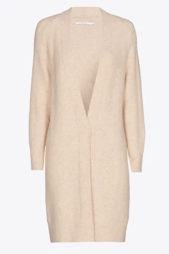 Lange gilet met knop