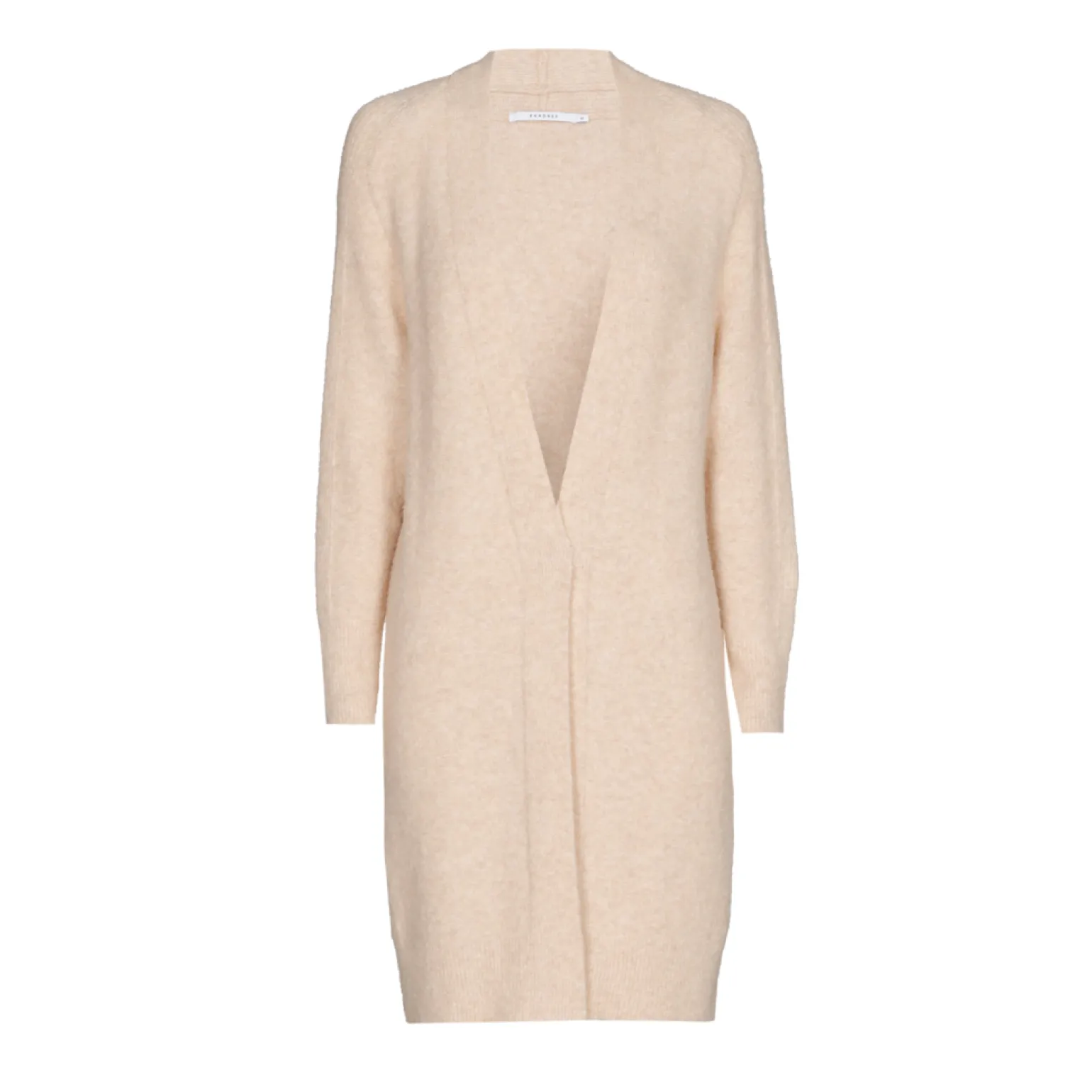 Lange gilet met knop